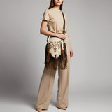 American Darling Messenger Hair On Genuine Leather Western Women Bag Handbag Purse | for Cute