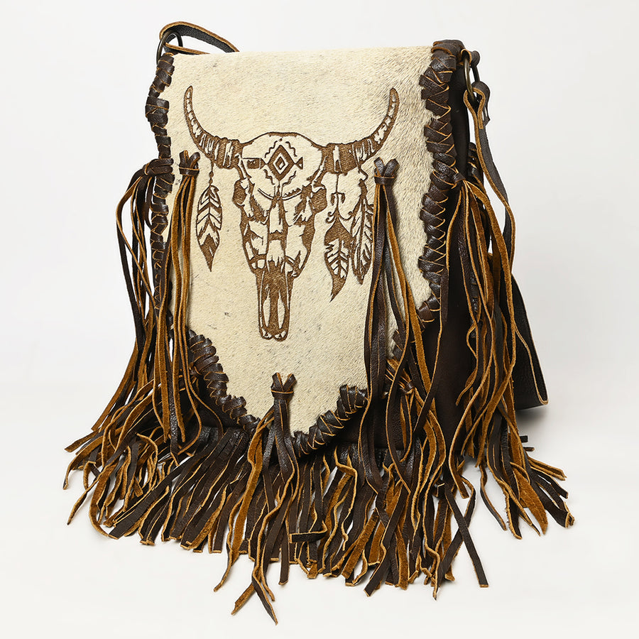 American Darling Messenger Hair On Genuine Leather Western Women Bag Handbag Purse | for Cute - Uhorse