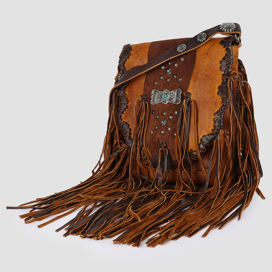 American Darling Messenger Genuine Leather Western Women Bag Handbag Purse | for Cute - Uhorse