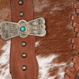 American Darling Messenger Hair On Genuine Leather Western Women Bag Handbag Purse | for Cute