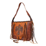 American Darling ADBGM422A Hand Tooled Genuine Leather women bag western handbag purse