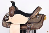 HILASON Western Horse Ranch Roping American Leather Saddle Brown