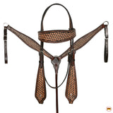 HILASON Western Horse Ranch Roping American Leather Saddle Brown