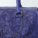 American Darling Duffel Hand Tooled Genuine Leather Women Bag Western Handbag Purse