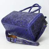 American Darling Duffel Hand Tooled Genuine Leather Women Bag Western Handbag Purse