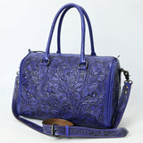 American Darling Duffel Hand Tooled Genuine Leather Women Bag Western Handbag Purse