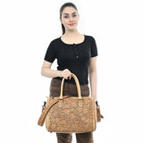 American Darling Duffel Hand Tooled Genuine Leather Women Bag Western Handbag Purse