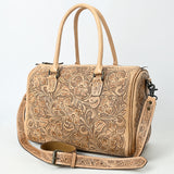 American Darling Duffel Hand Tooled Genuine Leather Women Bag Western Handbag Purse