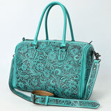 American Darling Duffel Hand Tooled Genuine Leather Women Bag Western Handbag Purse