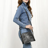 American Darling Cross Body Hand Tooled Genuine Leather Western Women Bag Handbag Purse | Crossbody for Cute