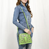 American Darling Cross Body Hand Tooled Genuine Leather Western Women Bag Handbag Purse | Crossbody for Cute