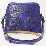 American Darling Hand Tooled Genuine Leather Women Bag Western Handbag Purse