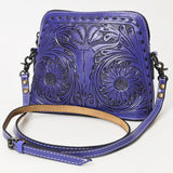 American Darling Hand Tooled Genuine Leather Women Bag Western Handbag Purse