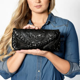 American Darling Sunglass Case Hand Tooled Genuine Leather Women Bag