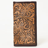 BAR H EQUINE Western Floral Rodeo Bifold Men Women Genuine American Leather Wallet