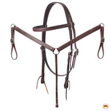 Hilason Western Horse Flex Tree Barrel Trail In Suede Leather Saddle & Biothane Tack Set