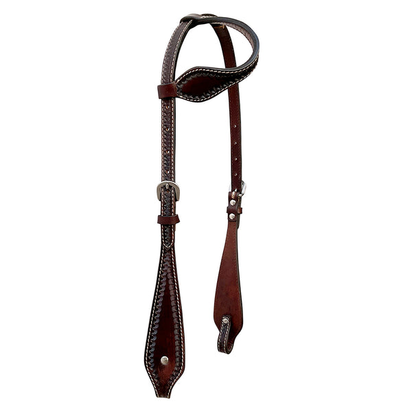 Bar H Equine Western Genuine Leather Horse Tack Set Dark Brown - Uhorse