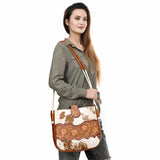 American Darling Adbg1485 Cross Body I Hand Tooled Hair-On Genuine Leather Women Bag Western Handbag Purse