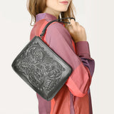 American Darling Coin Purse Hand Tooled Genuine Leather Western Women Bag | Handbag Wallet Purses for