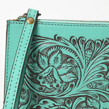 American Darling Wristlet Hand Tooled Genuine Leather Women Bag Western Handbag Purse