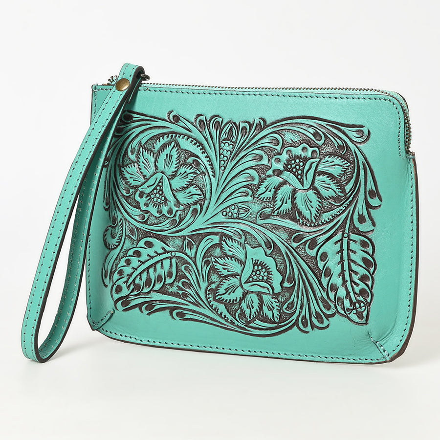 American Darling Coin Purse Hand Tooled Genuine Leather Western Women Bag | Handbag Wallet Purses for - Uhorse