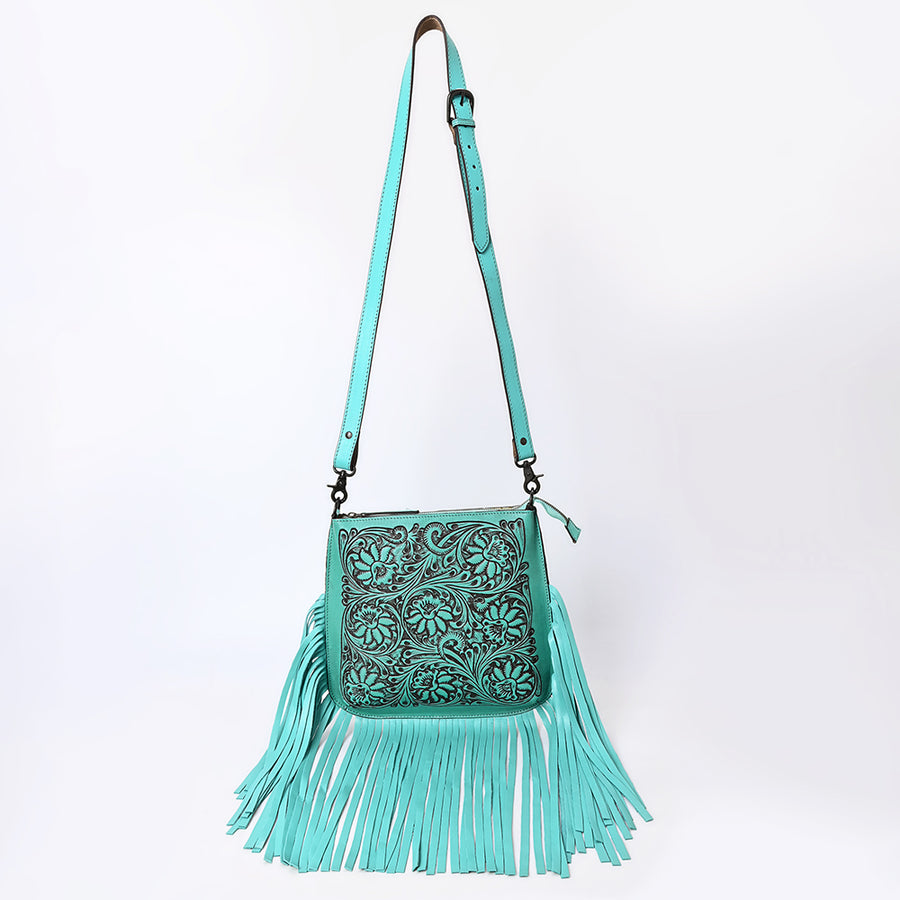 American Darling Messenger Hand Tooled Genuine Leather Western Women Bag Handbag Purse | Travel Bags College Casual