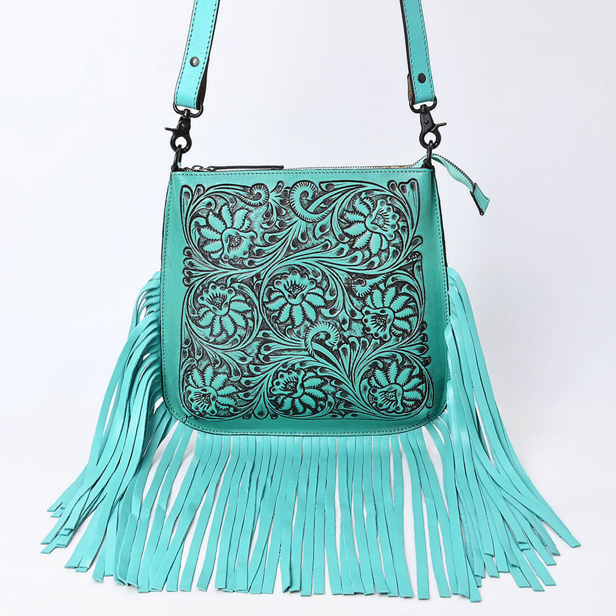 American Darling Messenger Hand Tooled Genuine Leather Western Women Bag Handbag Purse | Travel Bags College Casual