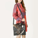 American Darling Briefcase Hand Tooled Hair on Genuine Leather Western Women Bag Handbag Purse | Travel Bags College Casual