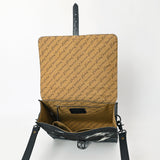 American Darling Briefcase Hand Tooled Hair on Genuine Leather Western Women Bag Handbag Purse | Travel Bags College Casual