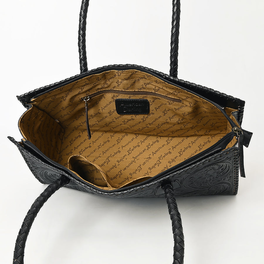 American Darling Tote Hand Tooled Genuine Leather Western Women Bag Handbag Purse | Travel Bags College Casual