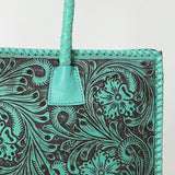 American Darling Tote Hand Tooled Genuine Leather Western Women Bag Handbag Purse | Travel Bags College Casual