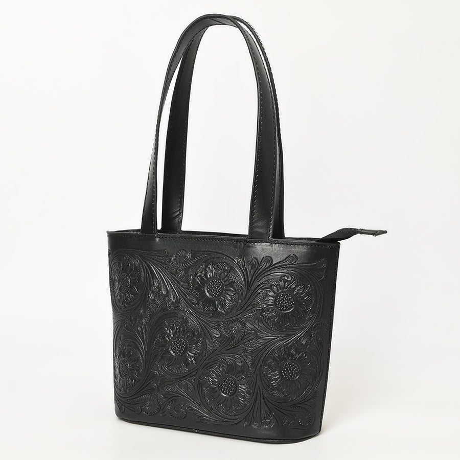 American Darling Tote Hand tooled Genuine Suede Leather Women Bag Western Handbag Purse | Travel Bags - Uhorse