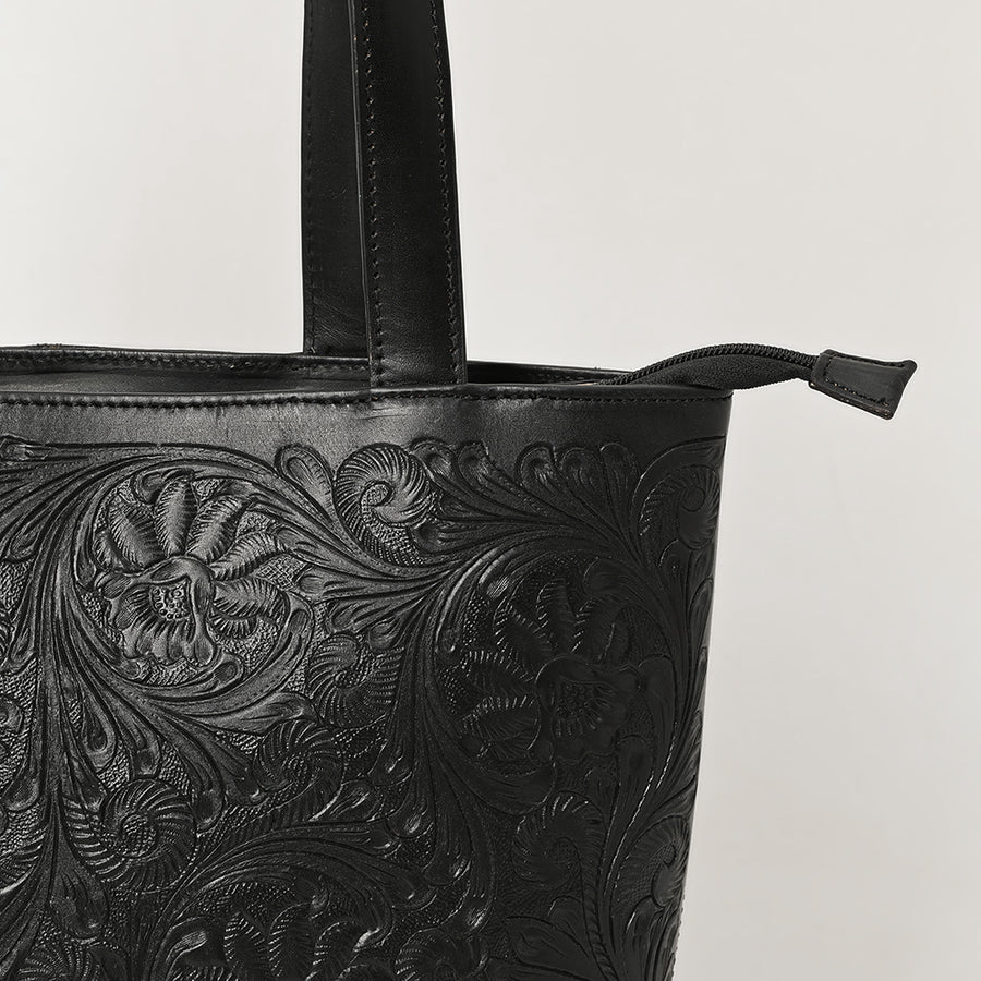 American Darling Tote Hand tooled Genuine Suede Leather Women Bag Western Handbag Purse | Travel Bags