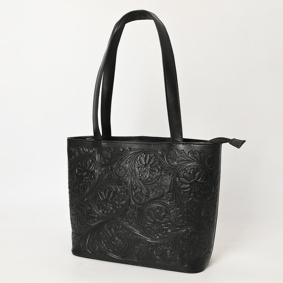 American Darling Tote Hand tooled Genuine Leather Women Bag Western Handbag Purse | Travel Bags - Uhorse