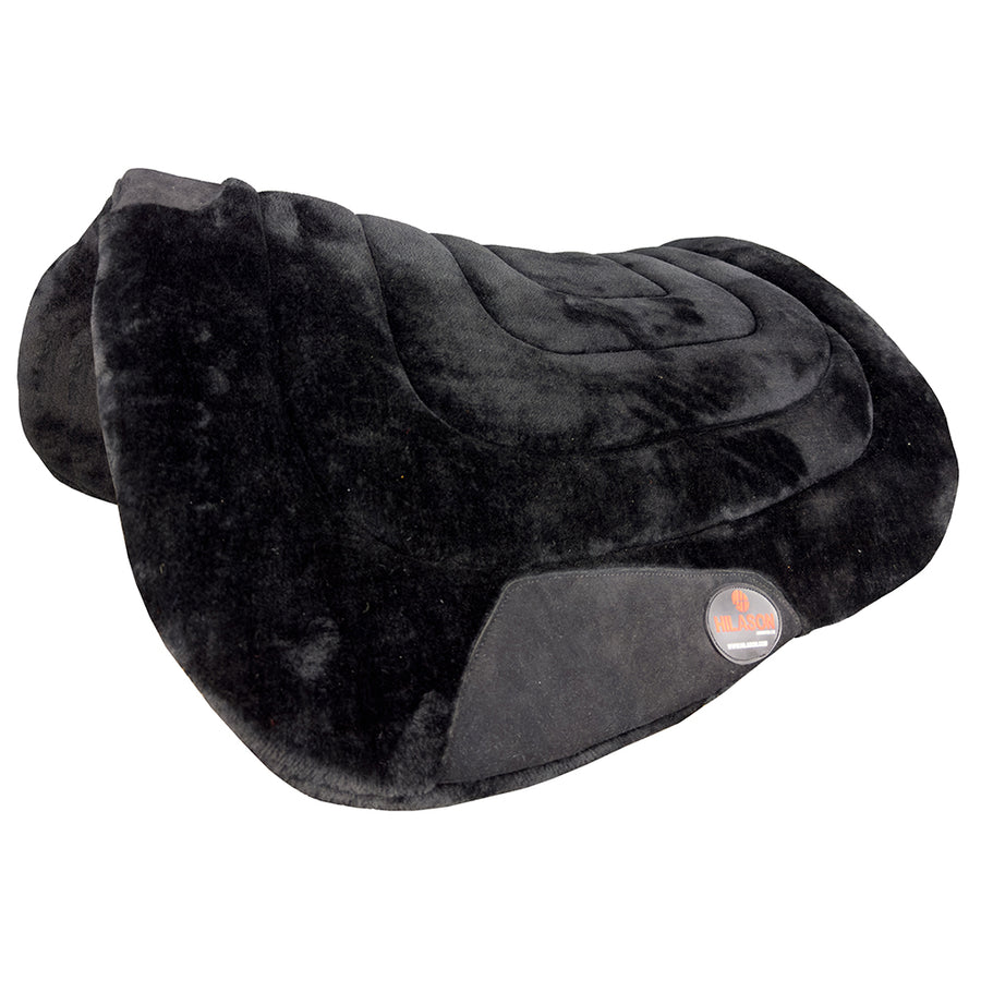 HILASON Western Endurance All Purpose Horse Fleece Saddle Pad Black - Uhorse