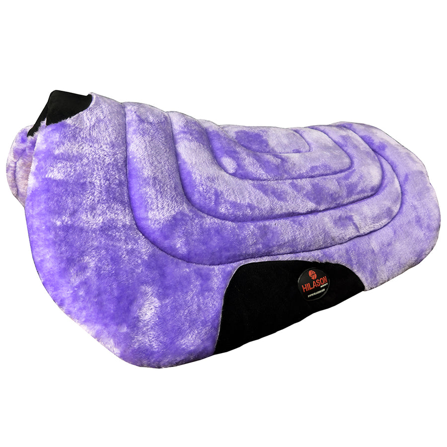 HILASON Western Endurance All Purpose Horse Fleece Saddle Pad Purple - Uhorse
