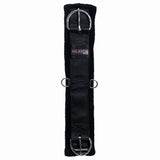Hilason Western Horse Nylon Padded Fleece Straight Girth Stainless Steel Buckle Black - Uhorse
