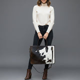 American Darling Tote Hair On Genuine Leather Western Women Bag Handbag Purse | for Cute