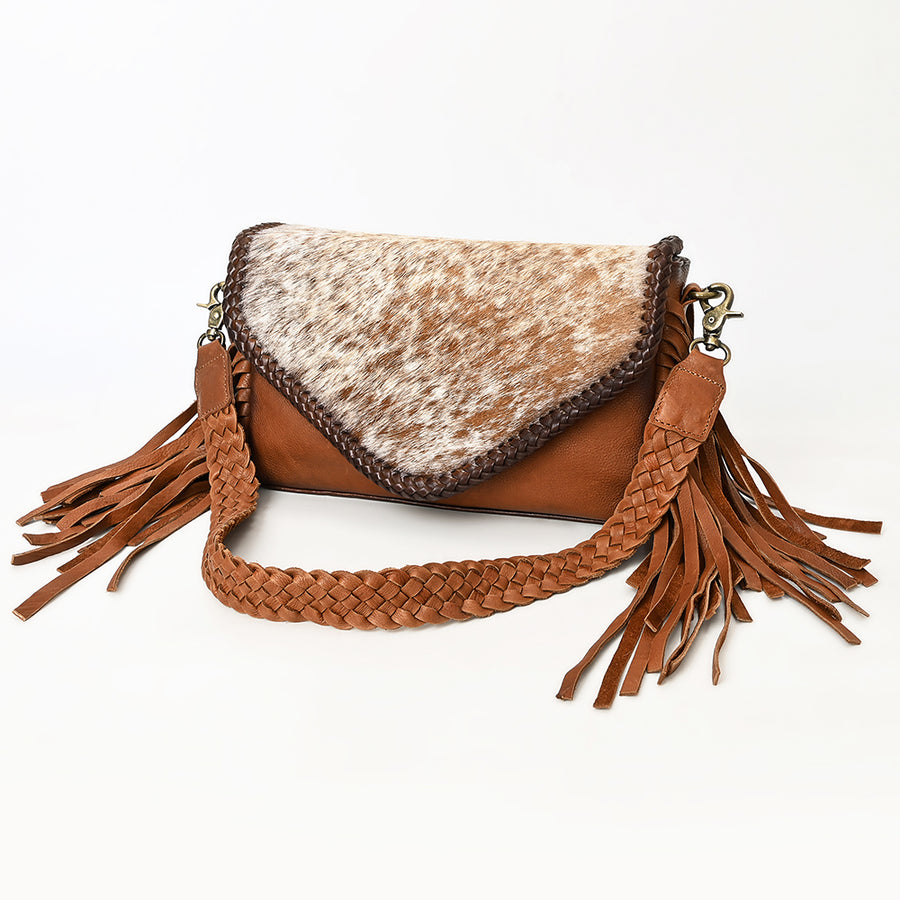 American Darling Crossbody Hair On Genuine Leather Western Women Bag Handbag Purse | for Cute - Uhorse