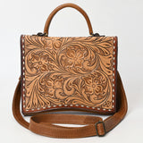 American Darling Adbg1487 Cross Body I Hand Tooled Genuine Leather Women Bag Western Handbag Purse