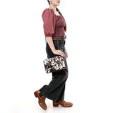 American Darling Adbg1489 Envelope Hair-On Genuine Leather Women Bag Western Handbag Purse