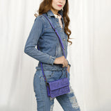 American Darling Small Crossbody Hand Tooled Genuine Leather Women Bag Western Handbag Purse