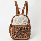 American Darling Backpack Hand Tooled Hair On Genuine Leather Women Bag Western Handbag Purse