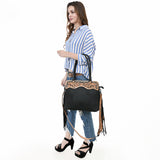 American Darling Tote Hand Tooled Genuine Leather Women Bag Western Handbag Purse