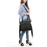 American Darling Adbg1501 Tote Hand Tooled Genuine Leather Women Bag Western Handbag Purse