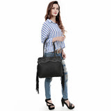 American Darling Adbg1501 Tote Hand Tooled Genuine Leather Women Bag Western Handbag Purse