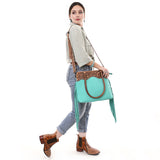 American Darling Adbg1502 Tote Hand Tooled Genuine Leather Women Bag Western Handbag Purse