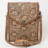 American Darling Adbg1505 Envelope Hand Tooled Genuine Leather Women Bag Western Handbag Purse