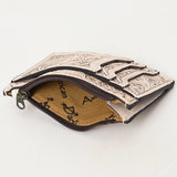 American Darling Card-Holder Hand Tooled Genuine Leather Women Bag Western Handbag Purse