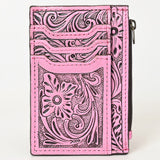 American Darling Card-Holder Hand Tooled Genuine Leather Women Bag W.